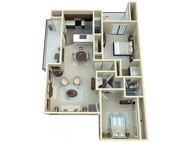 Floor plan 2 Bedroom