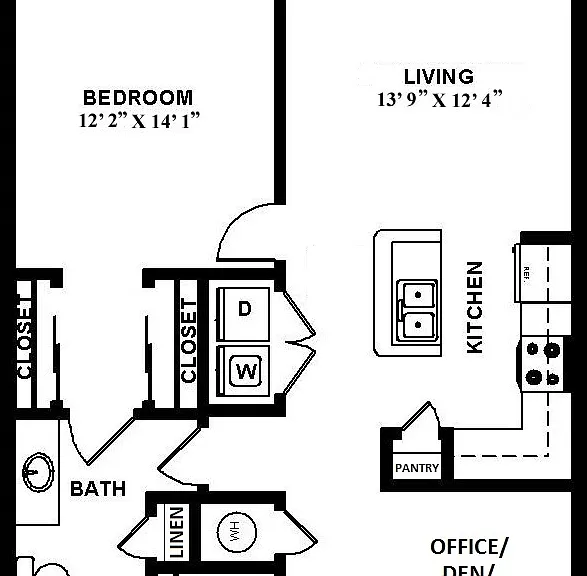 Jones Grant Urban Flats - A2 - 1 Beds - 1 Baths - 884 Sq. ft.