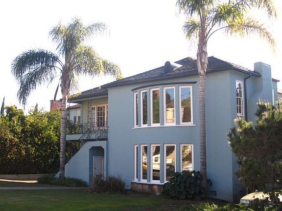 Exterior of freshly painted 