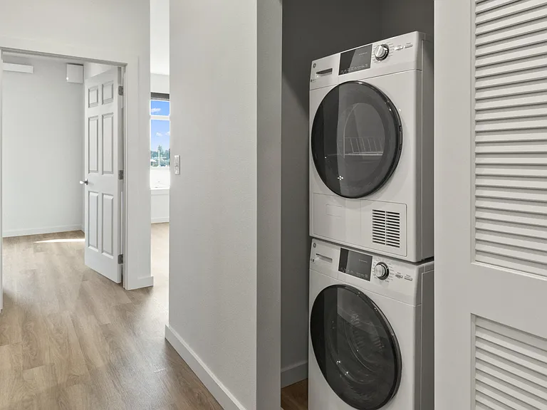 High Efficiency Washer/Dryer in Every Unit