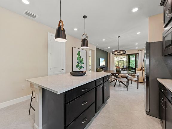 Center island with additional storage