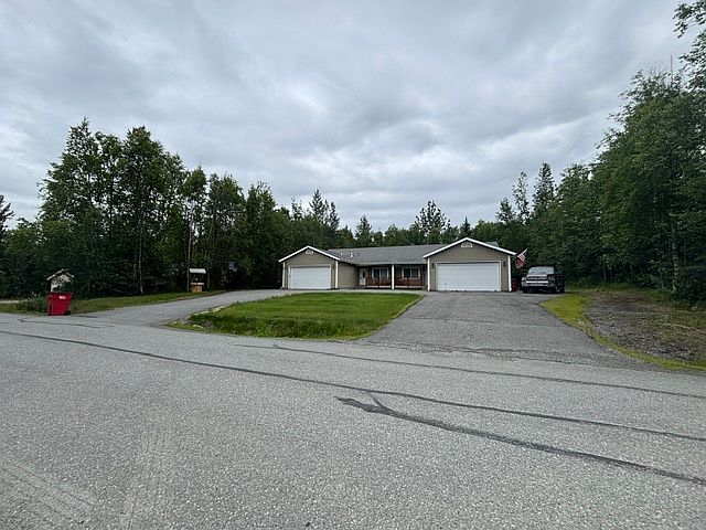 Front yard and parking