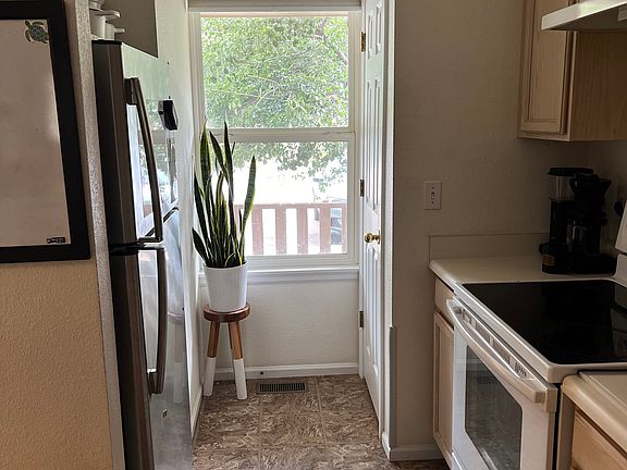 Kitchen with large window. Great natural light!