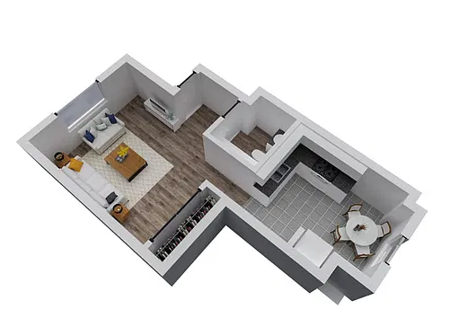 Floor plan Studio