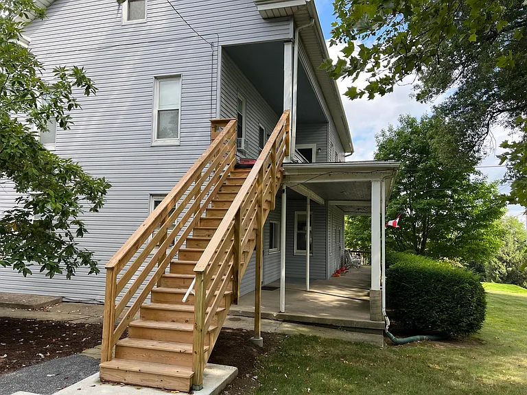 Staircase to second floor.