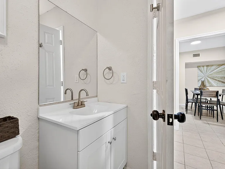 Vanity with Sink & Mirror