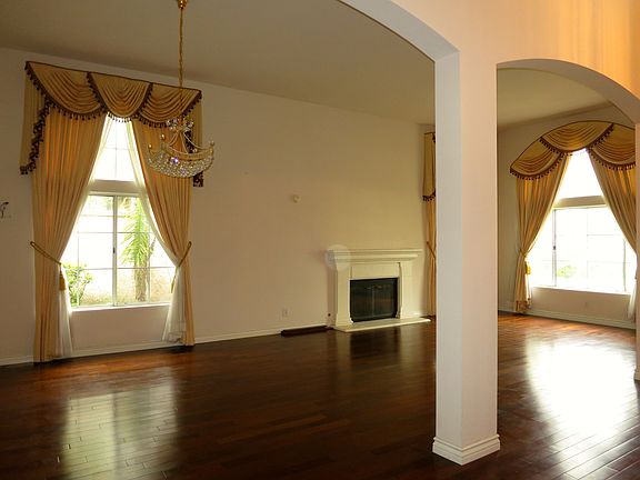 Living room fireplace