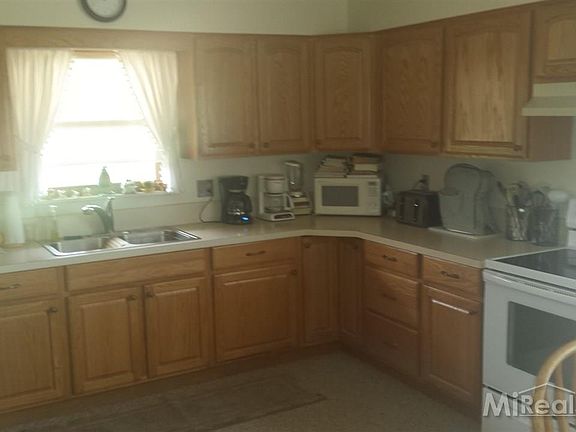 This is a view of the kitchen area.