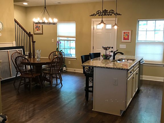 Beautiful dark wood floors.