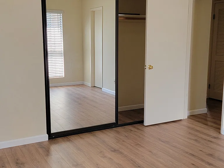 Unit F Master bedroom closet area