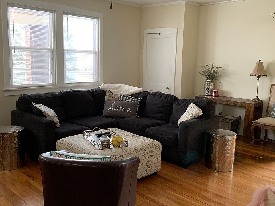 Bright living room with hardwood floors