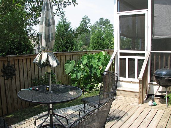 Spacious deck.