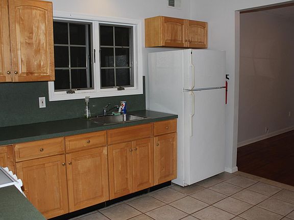 kitchen next to living room