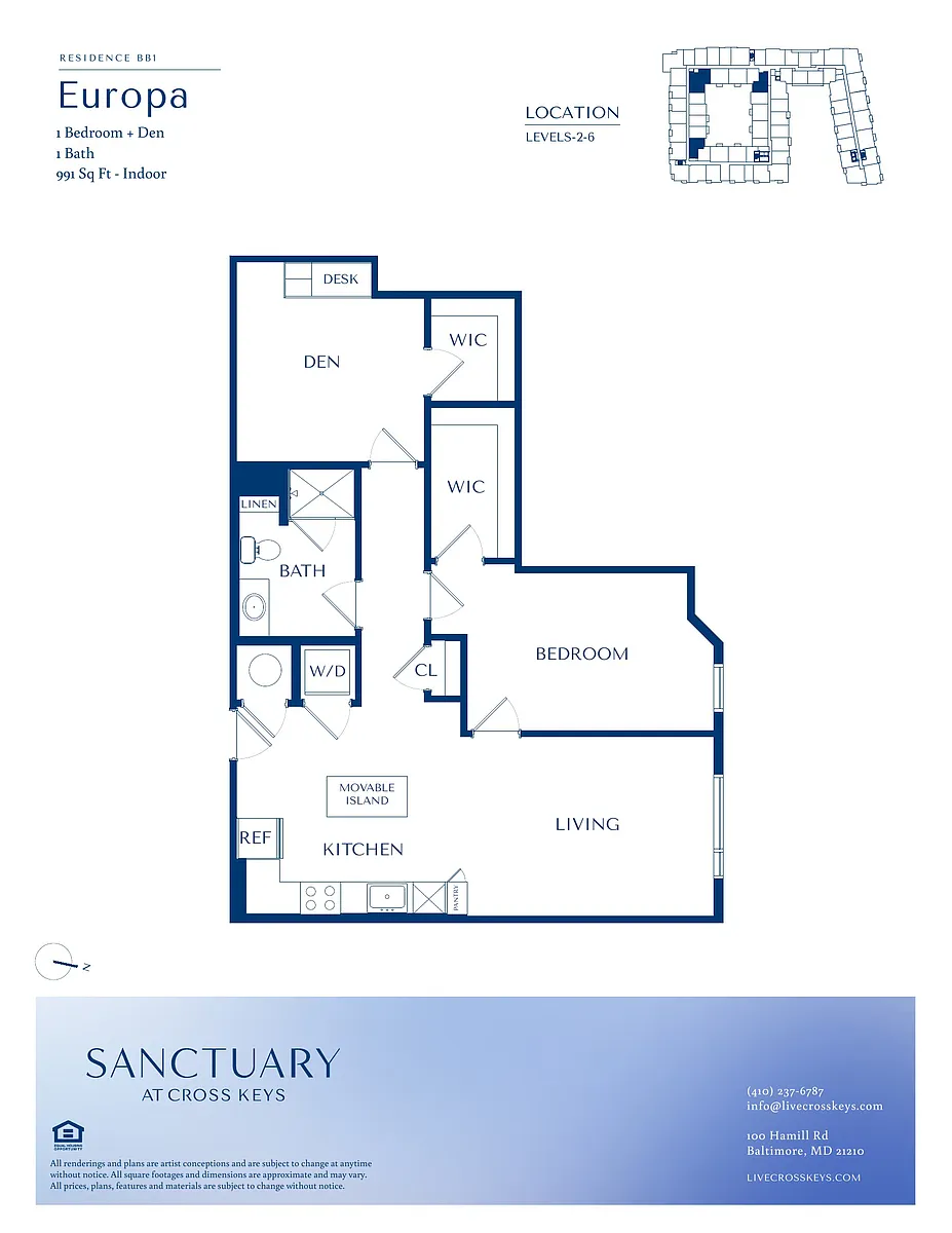 Floor plan Europa