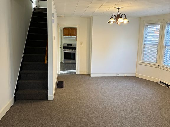 Dining area and living room