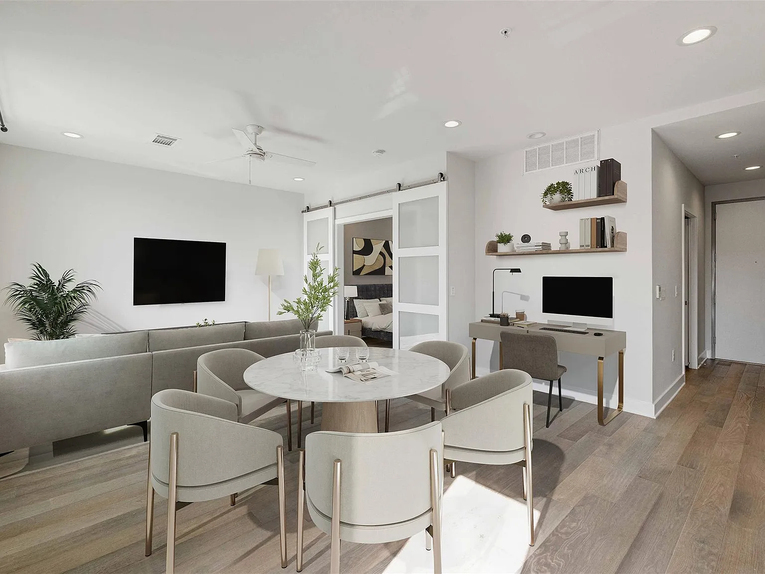 1 bed, 1.0 bath, 673 sqft, $1,800 — Photo 2