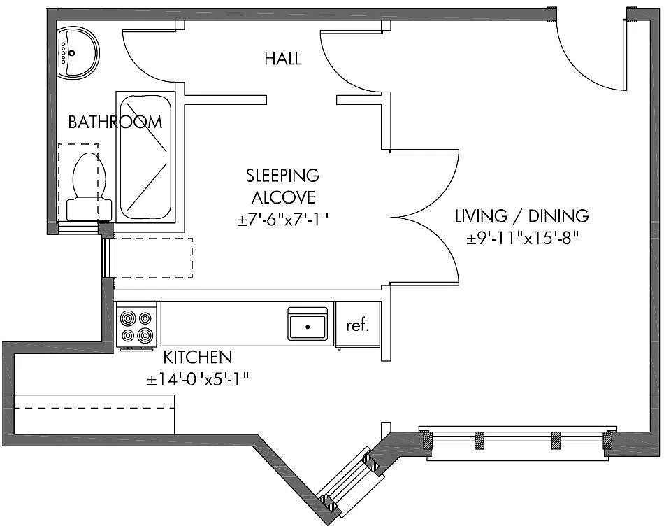 Floor plan Castilla