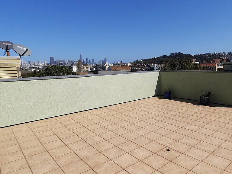 Downtown view from large back deck