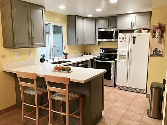 Remodeled kitchen with new dishwasher, oven, stovetop, and microwave!