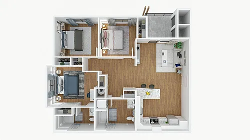 Floor plan 3 Bedroom
