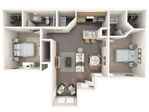 Floor plan 2A Renovated
