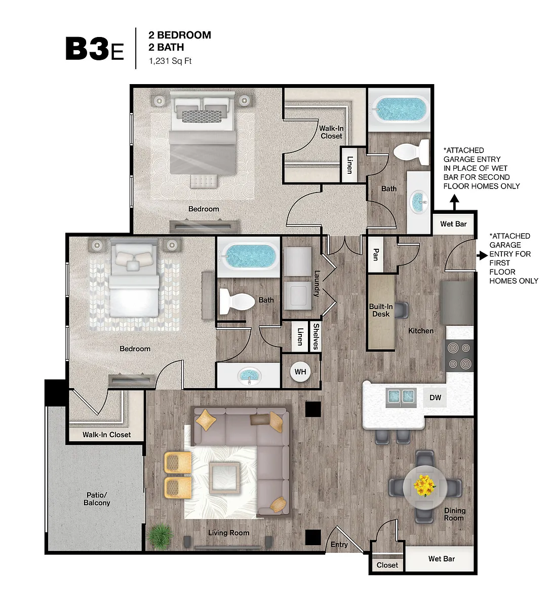 Floor plan B3EUPGRADE