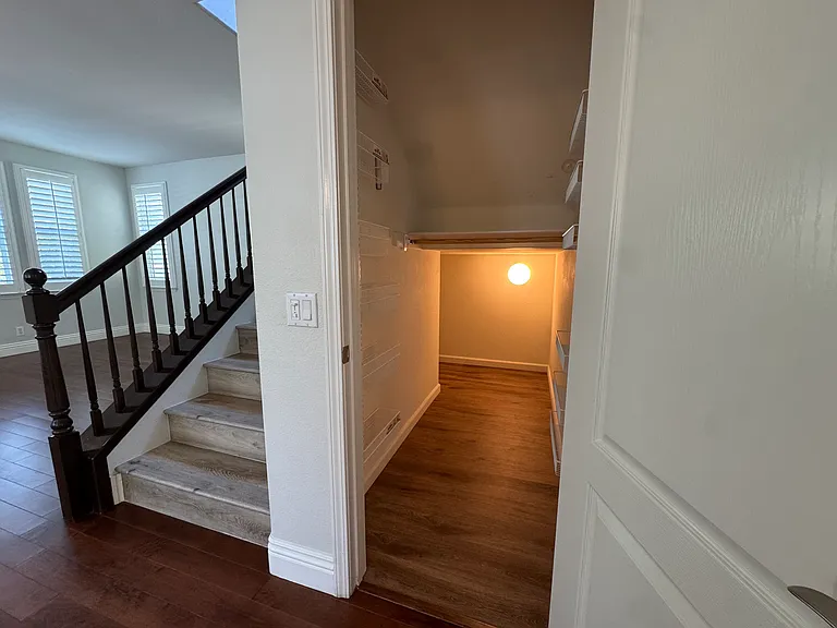 Storage under the stairs