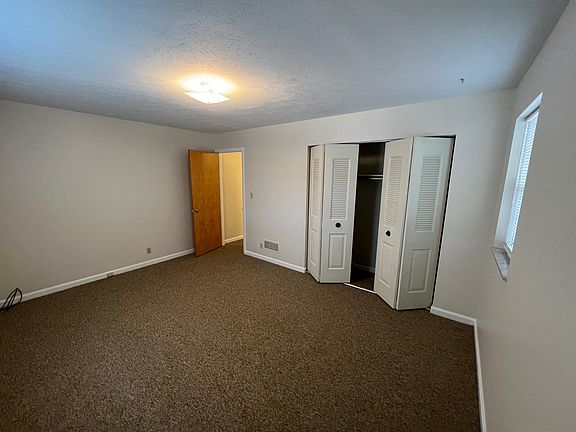 Bedroom with large closet