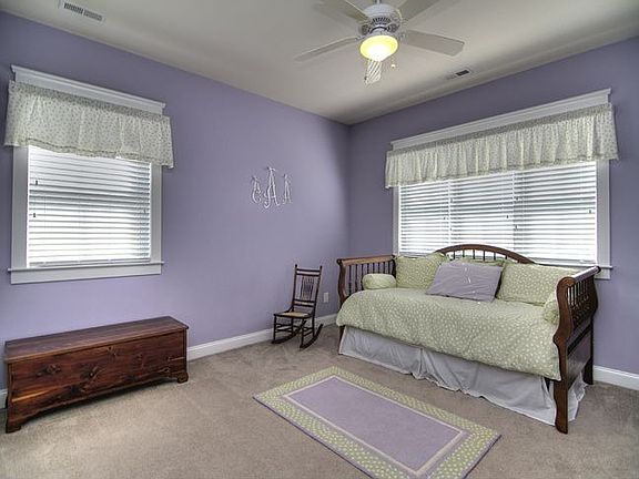 Spacious secondary bedroom.