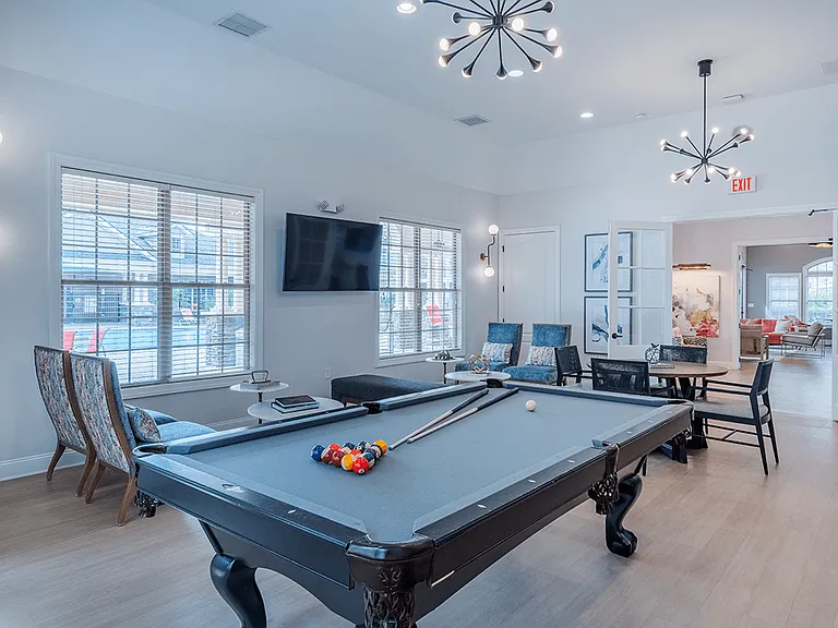 Clubhouse with Billiards Table