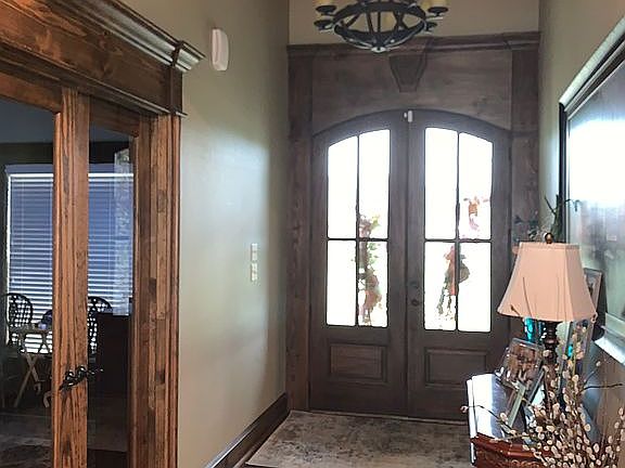 Tall ceilings in entry
