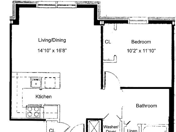 3rd image of 1331 Grand St APT 210