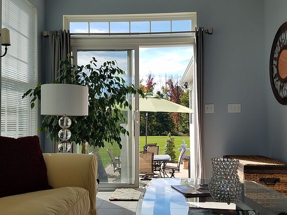 Sunroom looking out at Patio