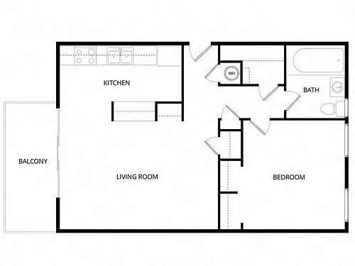 Floor plan Villas One Plan A