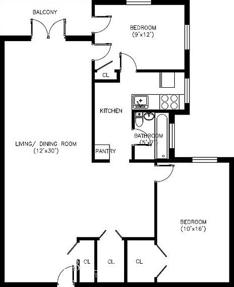 2nd image of 560 Warburton Ave APT 1D