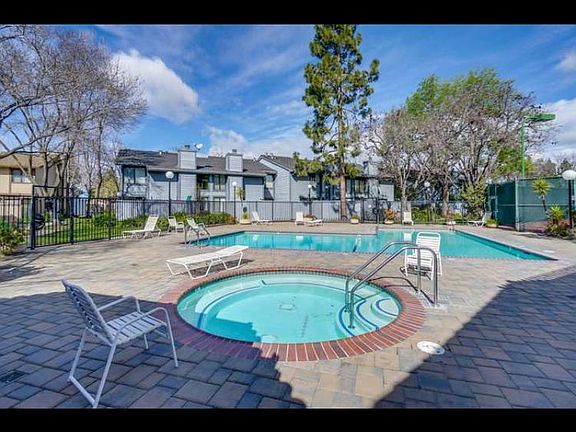 Main swimming pool and spa.