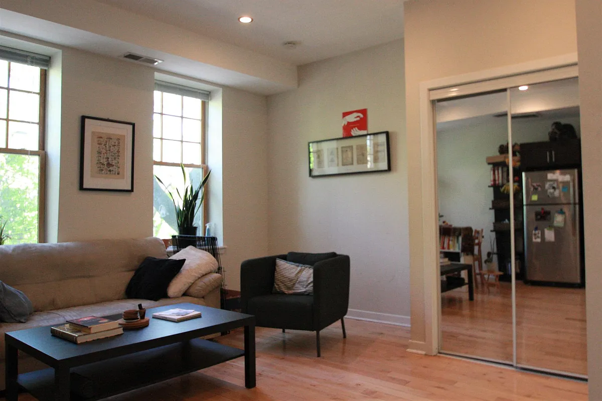Spacious closet in the living room - 317 S 6th St #3F