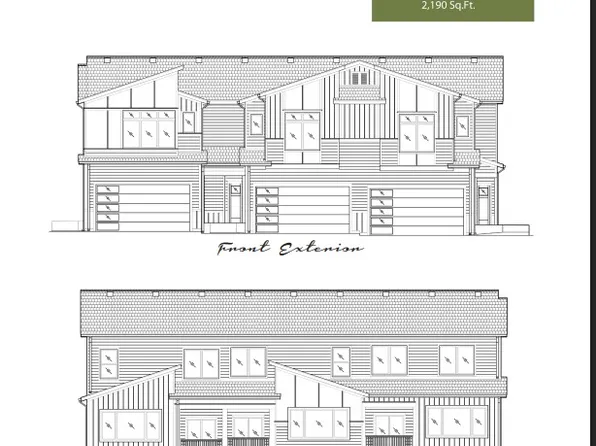 Mountain View Plan, Centennial Townhomes