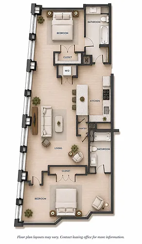 Floor plan 2 Bedroom