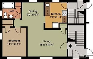 Floor plan The Azalea