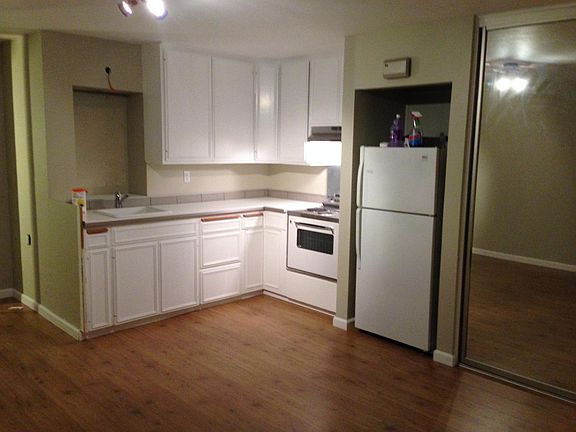 Kitchen is fresh and large