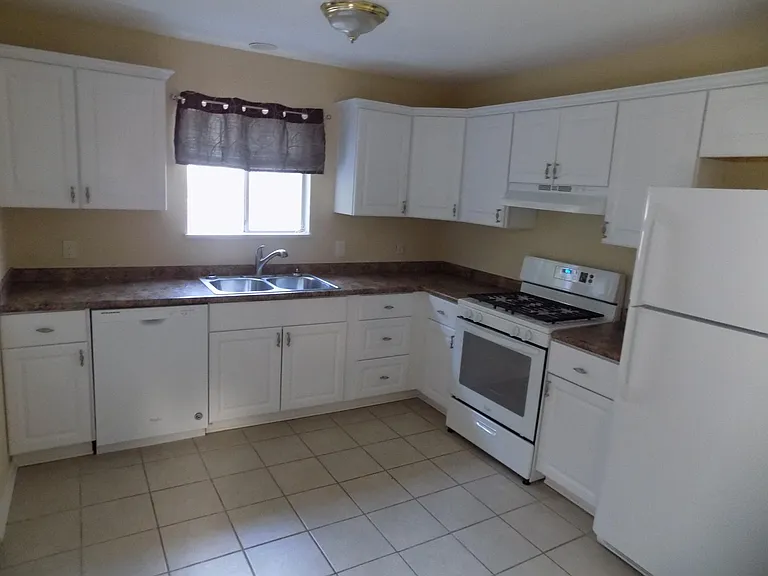 Newly remodeled kitchen with dishwasher