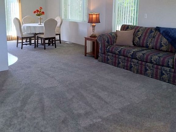 Lg Living with new carpet.  
