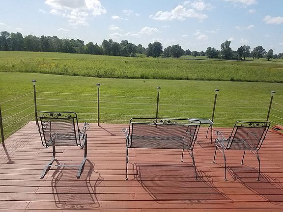 Large new deck with a view!