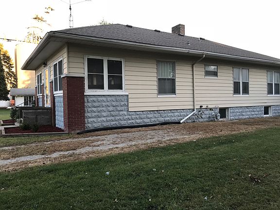 West side of the house