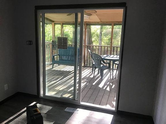Patio door from dining room