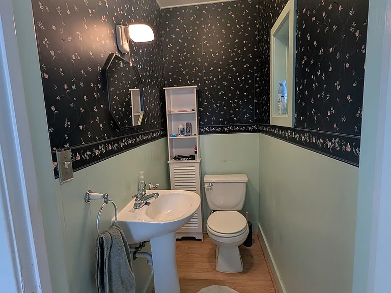 Main Floor half bathroom