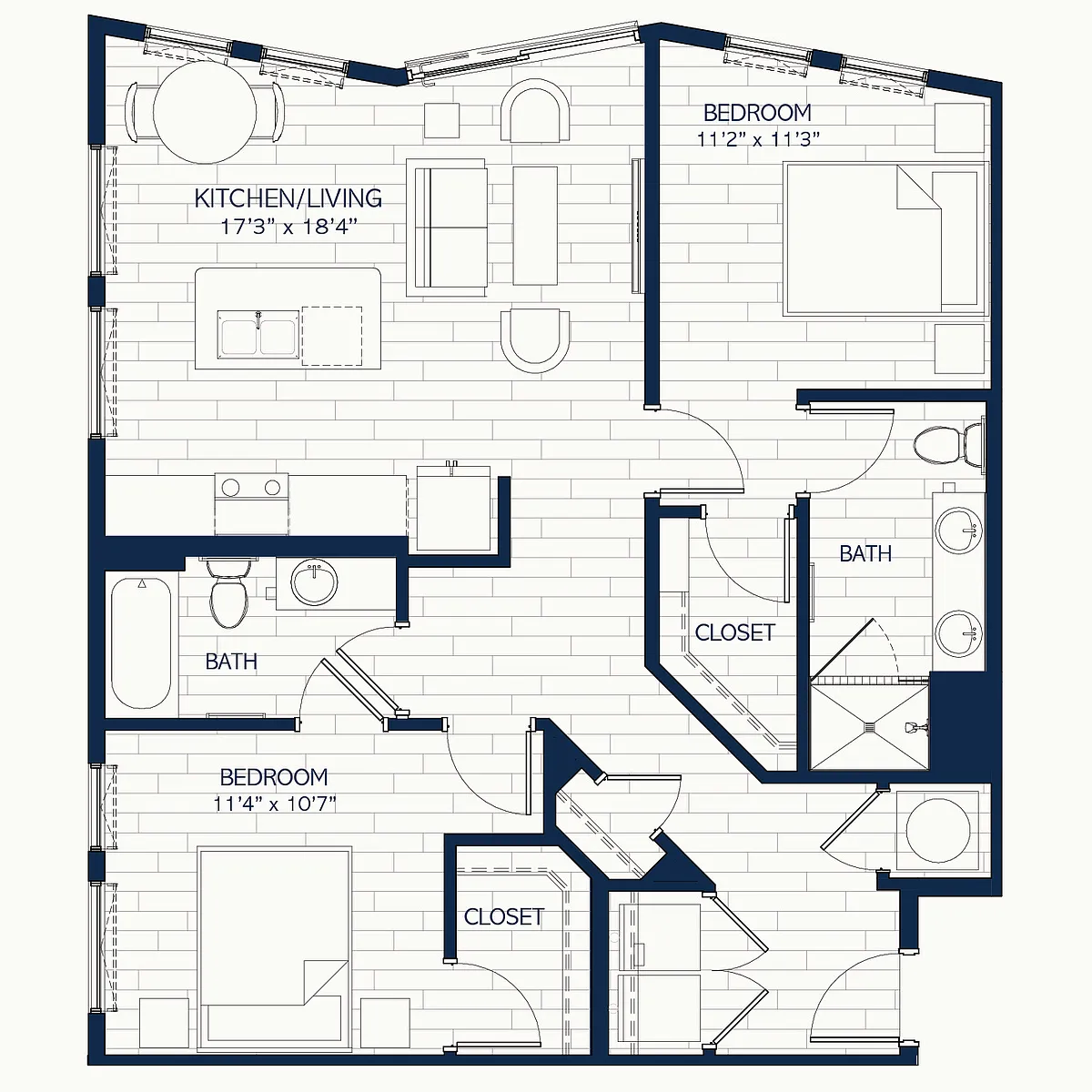 Floor plan 2CH2