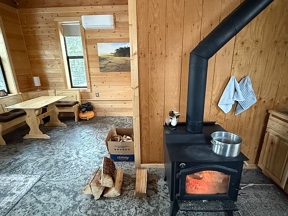 Wood Stove Living Room