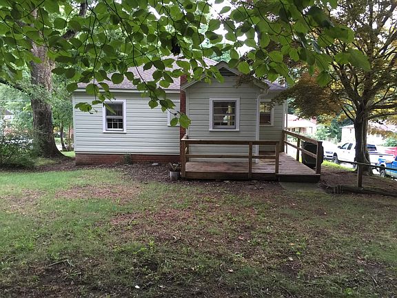 back yard, deck, rear entrance